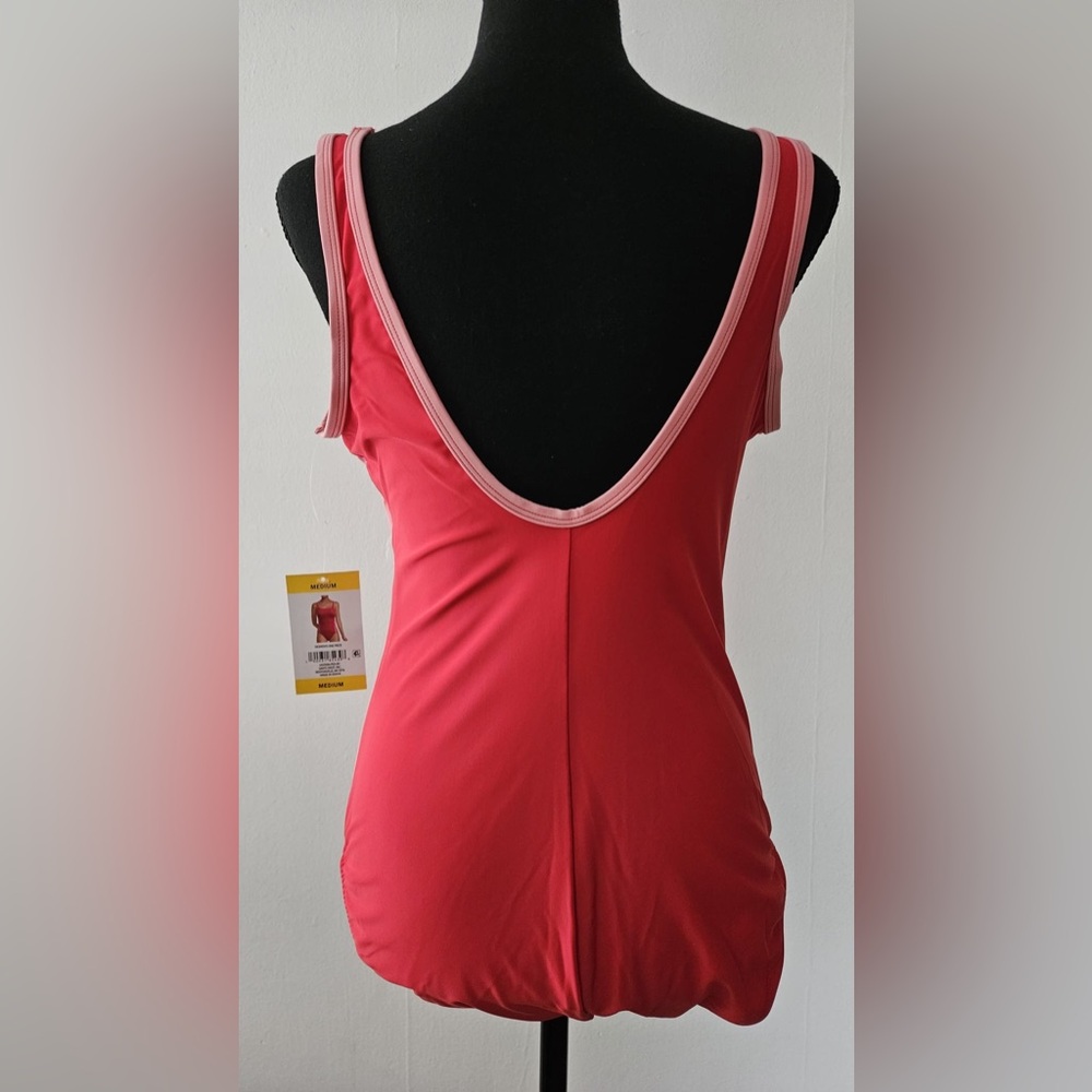 Lands' End Women's Scoop Neck One-Piece Swimsuit NWT - Picture 3 of 5